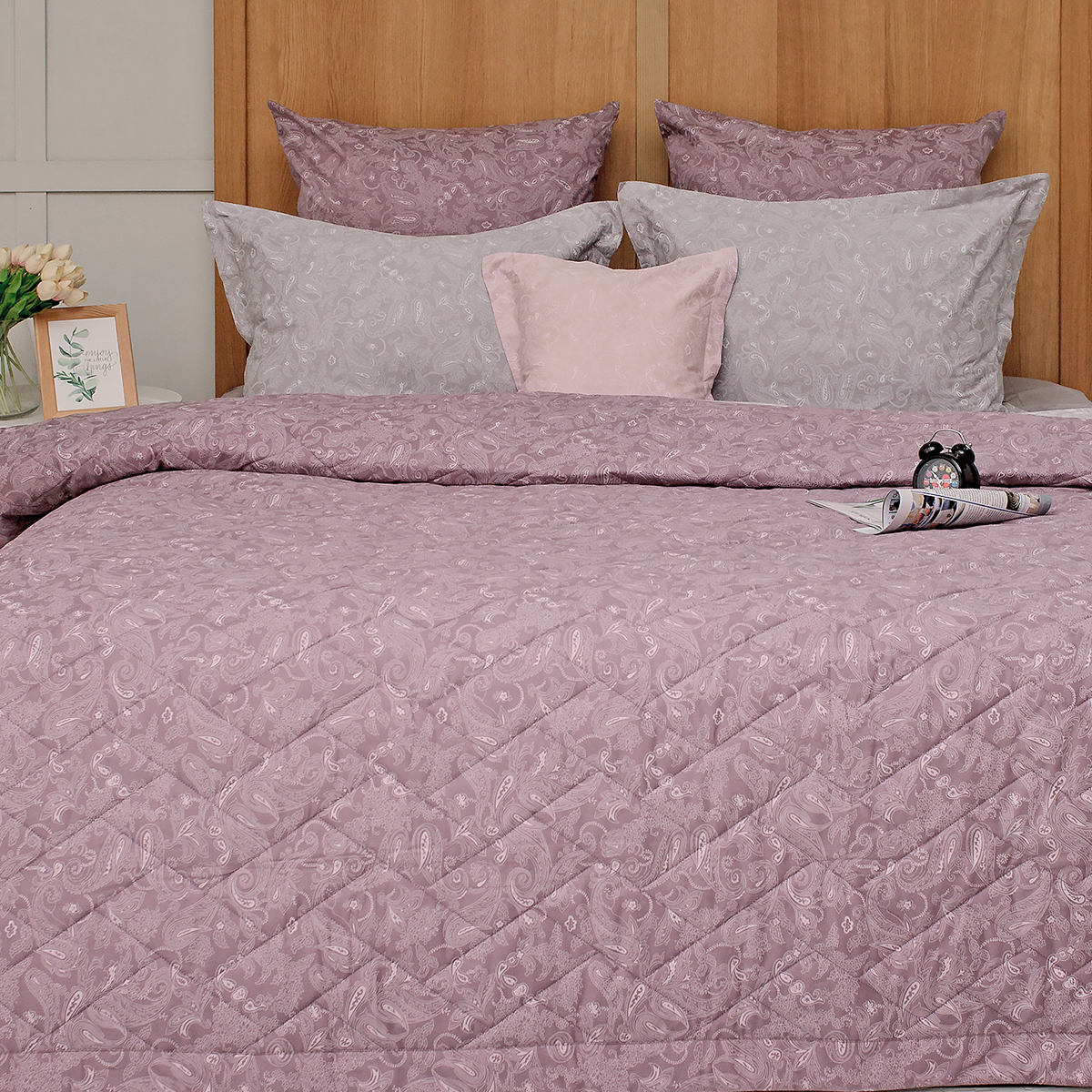 Покрывало хлопковое | РОЗОВЫЙ ЗАКАТ