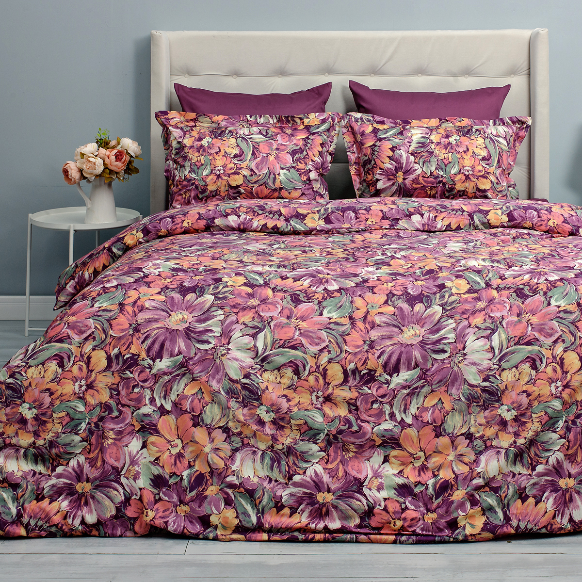 Постельное бельё Мако-сатин | ПОСТЕЛЬНОЕ БЕЛЬЁ МАКО-САТИН ФЕЕРИЯ