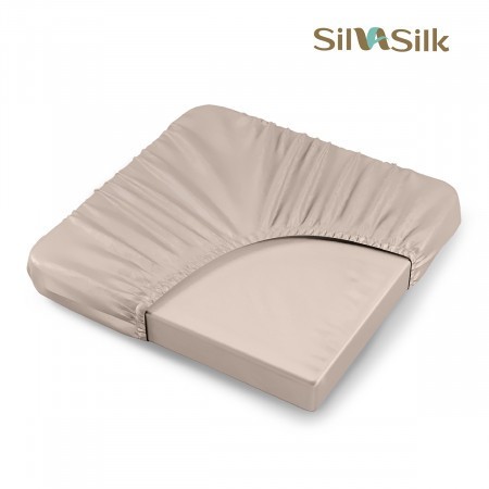 ПРОСТЫНЯ НА РЕЗИНКЕ SILVA SILK, 100% LYOCELL 310ТС, "ALMOND"