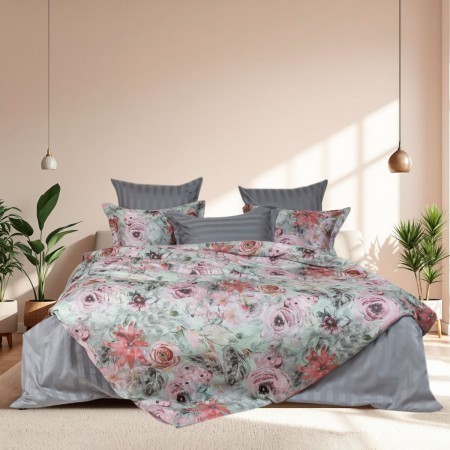 ПОСТЕЛЬНОЕ БЕЛЬЕ ЛЮКС-САТИН, 205ТС, «РОЗАЛИНА»