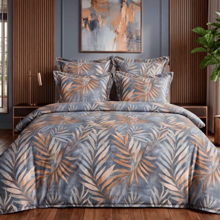 ПОСТЕЛЬНОЕ БЕЛЬЁ МАКО-САТИН ЗОЛОТО СУМЕРЕК