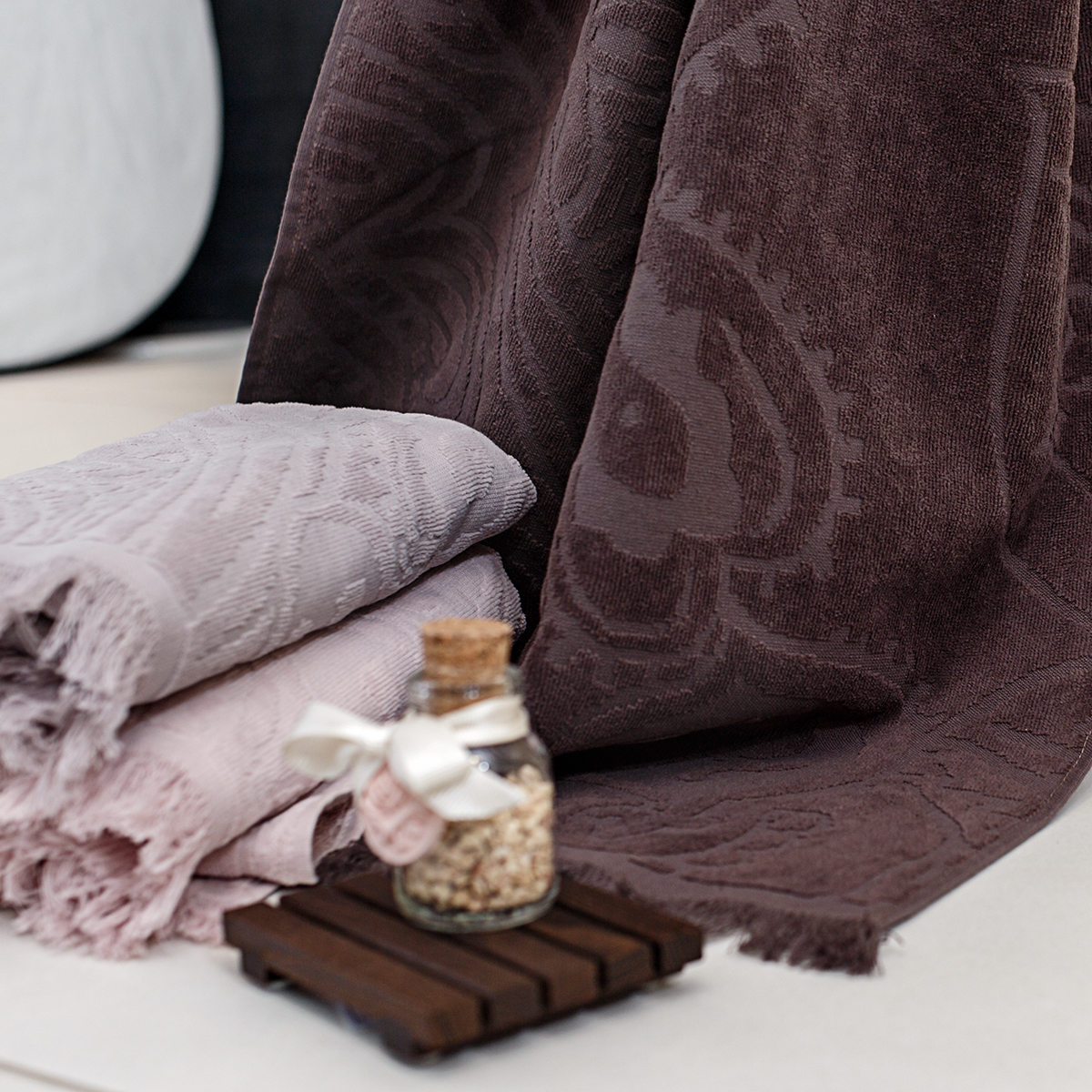 Махровое полотенце | НЕЖНАЯ РОЗА